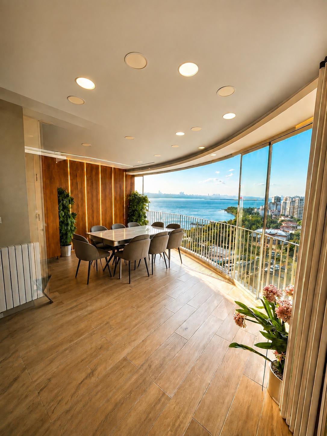 Luxury Apartment with a View of Küçükçekmece Lake